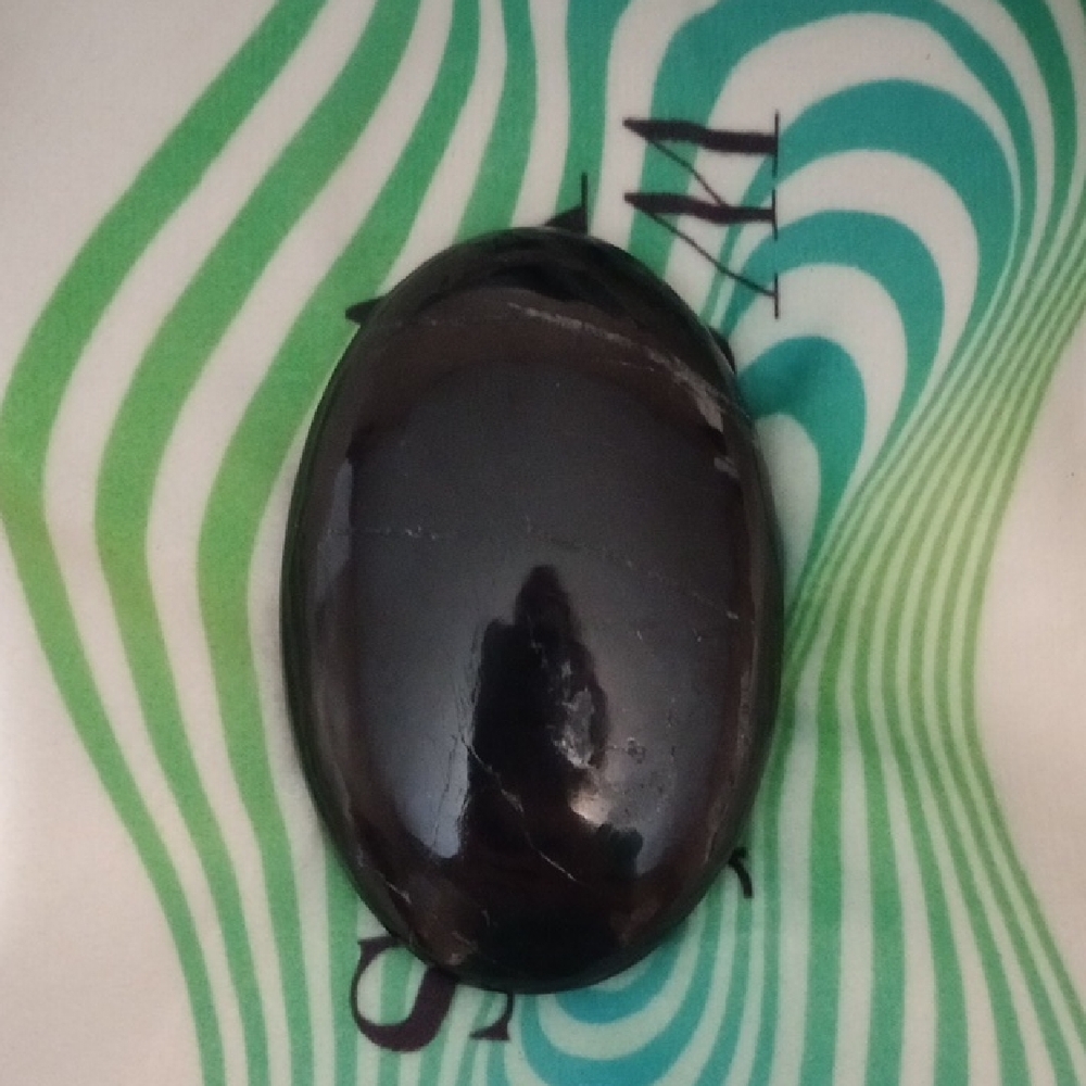 Black Tourmaline Palm Stone